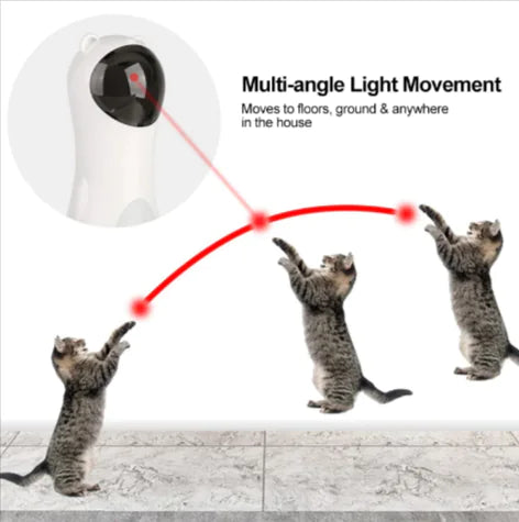Jouet Laser Automatique pour Chat – Forme d'Ours