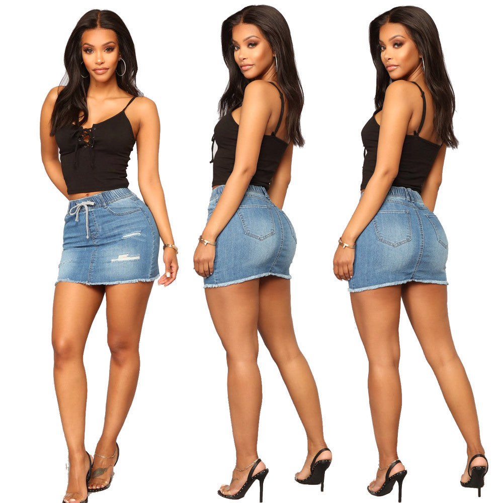 Jupe d'Été en Jean Femme Style Tendance & Confortable