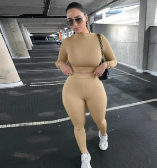 Ensemble Salopette Automnale Deux Pièces pour Femme
