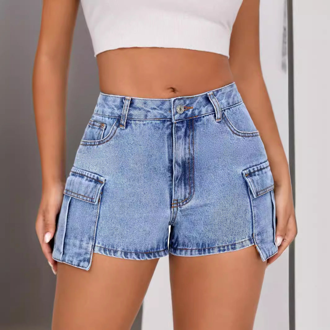 Short en Jean Slim Femme Style Urbain & Confort Assuré