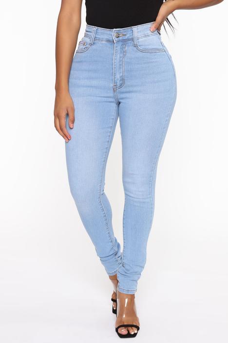 Jeans Slim Femme Taille Haute, Stretch & Tendance