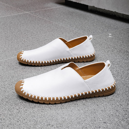Chaussures décontractées en cuir pour homme  grandes tailles 38 à 48