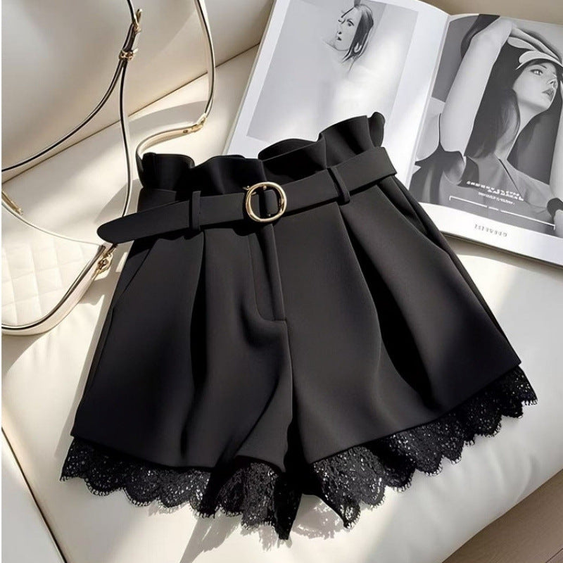 Short Dentelle Taille Haute Élégance & Légèreté