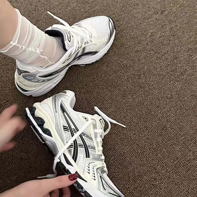 Chaussures Putian Arthur K14 pour hommes et femmes, modèle Gel-Kayano 14, sneakers décontractées adaptées au cross-country et aux activités outdoor.