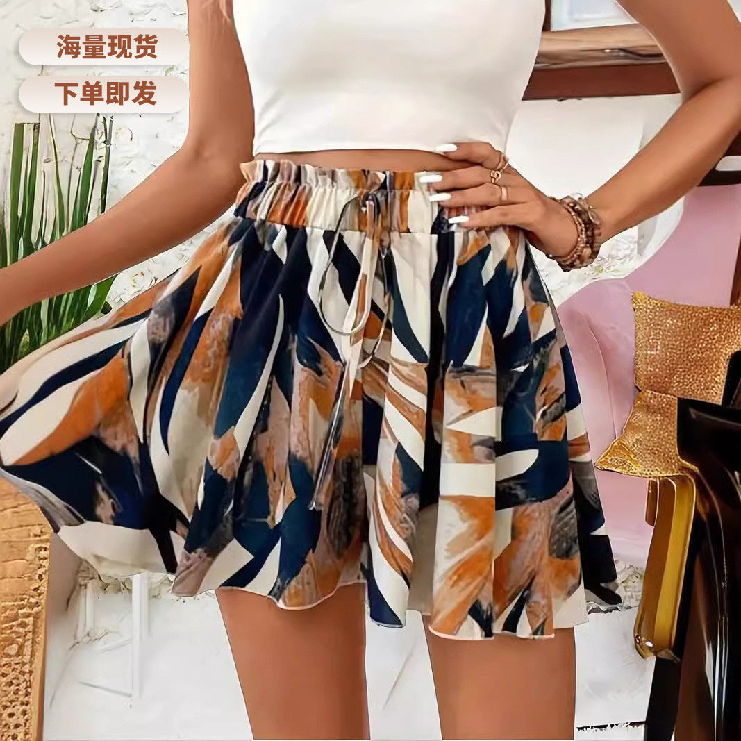 Short d'Été Imprimé Femme Confort & Style au Quotidien