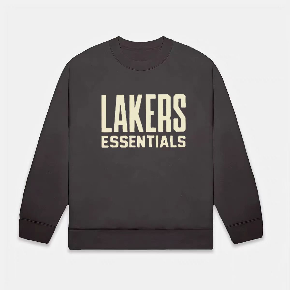 Sweat-shirt homme en molleton doux manches longues, col rond, coupe confortable, détails à double ligne, style épuré inspiré de la tendance streetwear.