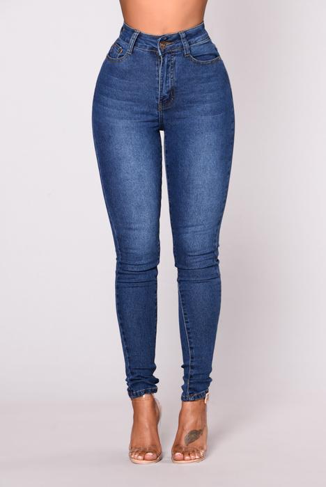Jeans Slim Femme Taille Haute, Stretch & Tendance