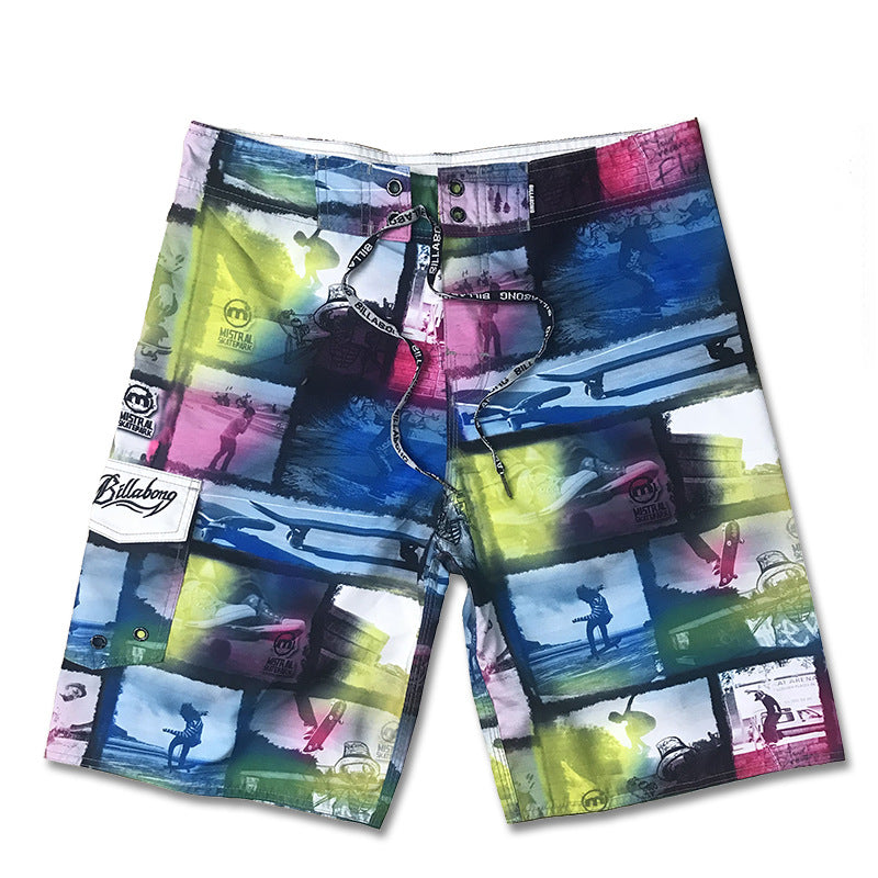 Pantalon de plage en velours pêche Quiksilver pour homme, séchage rapide, idéal pour le surf, détente estivale, voyage et station thermale.
