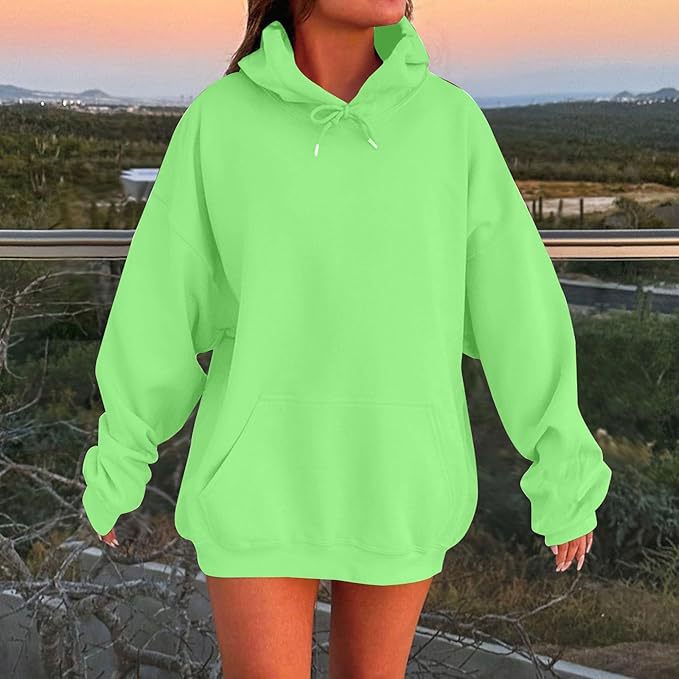 Sweat à capuche oversize unisexe Look européen et américain avec épaules tombantes et molleton ultra-doux pour un confort maximal