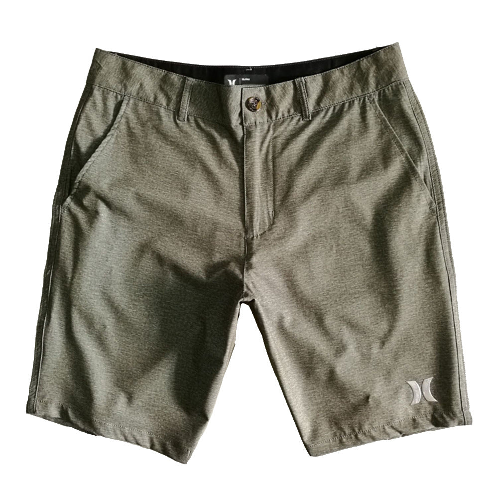 Pantalon homme léger pour l'été, style business décontracté, séchage rapide, déperlant, stretch, coupe cinq points, idéal pour la pêche et les voyages.