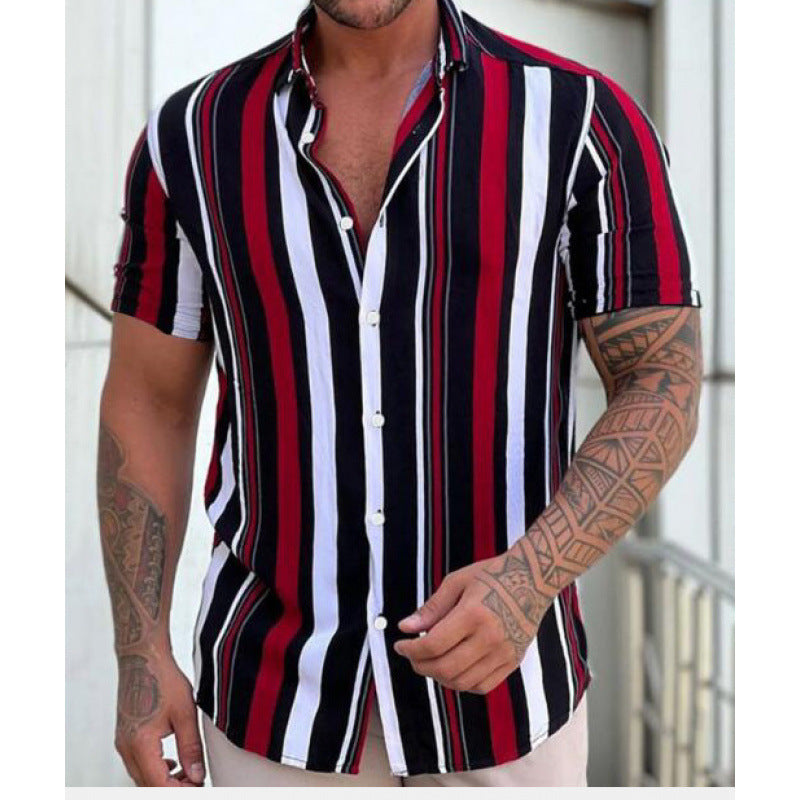 T-shirt Homme Été Coupe Ajustée & Style Jeune