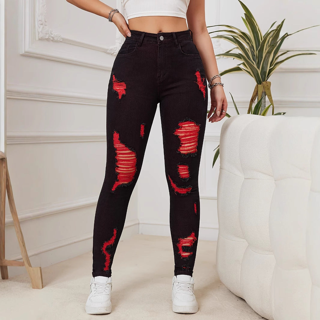 Jean Skinny Push-Up Femme Taille Haute & Ultra Sculptant
