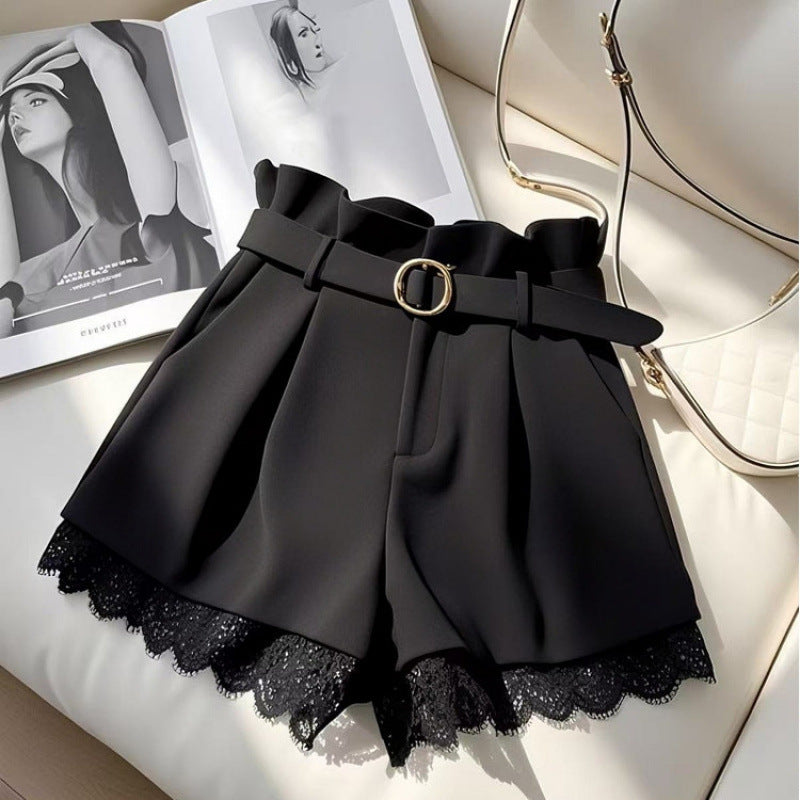 Short Dentelle Taille Haute Élégance & Légèreté