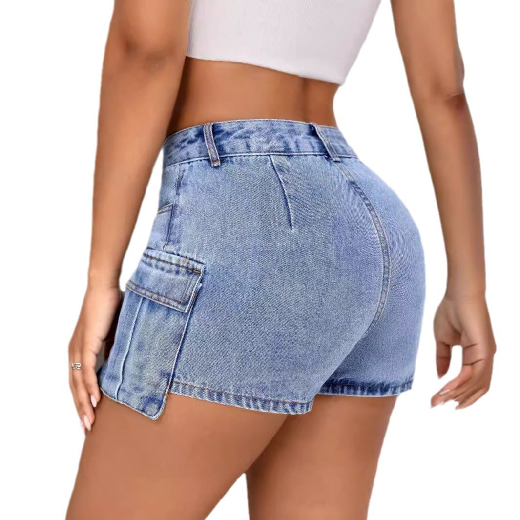 Short en Jean Slim Femme Style Urbain & Confort Assuré