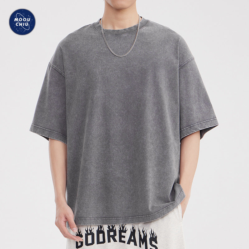 T-shirt Homme Oversize Lavé Style Streetwear Rétro & Confort Premium