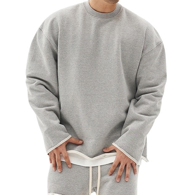 Sweat-shirt de sport pour homme Coupe ample, style athleisure, idéal pour lentraînement ou les loisirs, disponible en grande taille