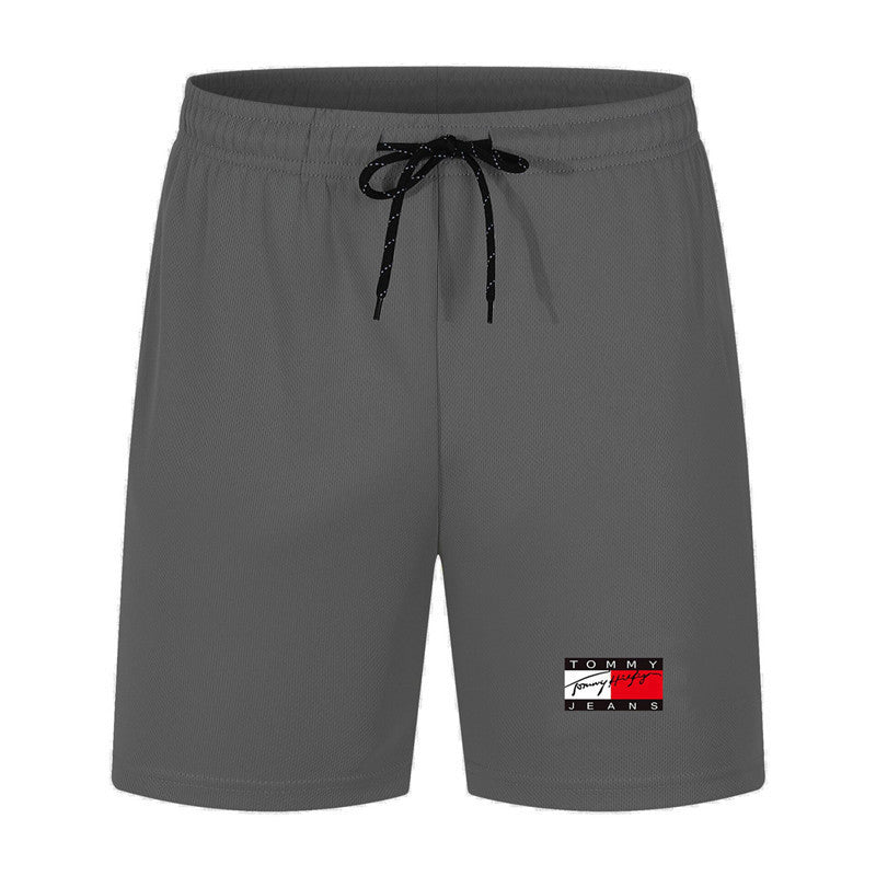 Short de plage pour homme en maille, style surf décontracté, coupe quad, adapté à la salle de sport, nouvelle marque en vente directe usine.