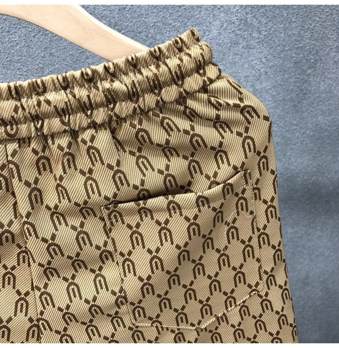 Short imprimé pour homme Style tendance et élégant, coupe décontractée et polyvalente, parfait pour un look estival