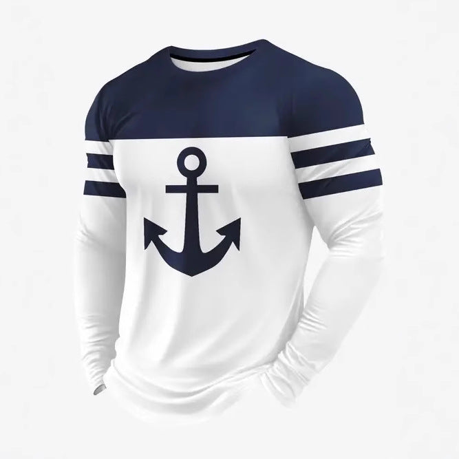 T-shirt Manches Longues Homme Coupe Classique & Style Minimaliste