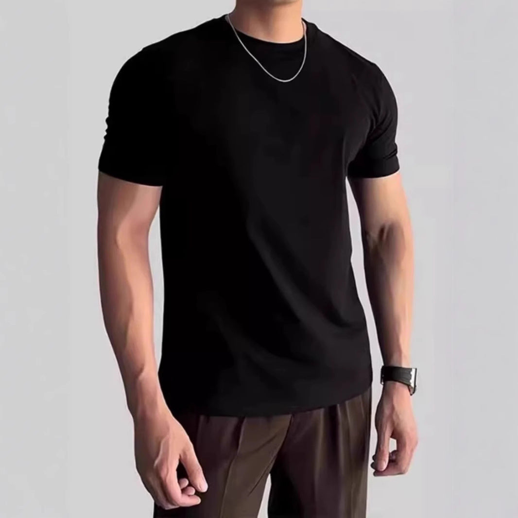 T-shirt Homme Été Coupe Ajustée & Style Jeune