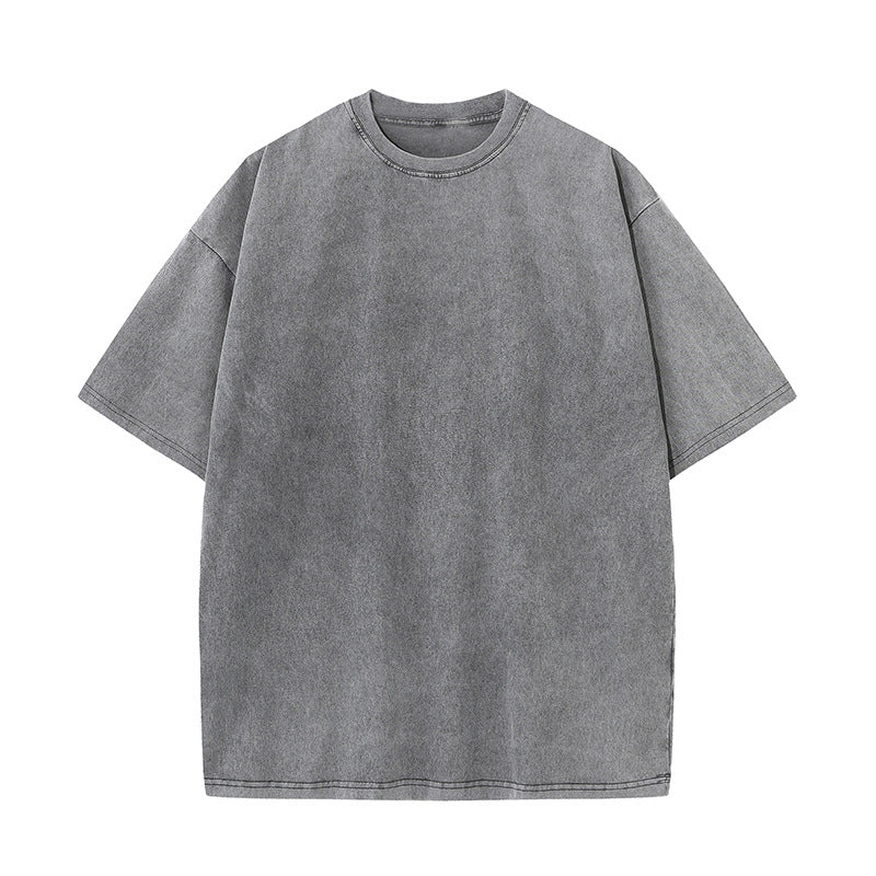 T-shirt Homme Oversize Lavé Style Streetwear Rétro & Confort Premium