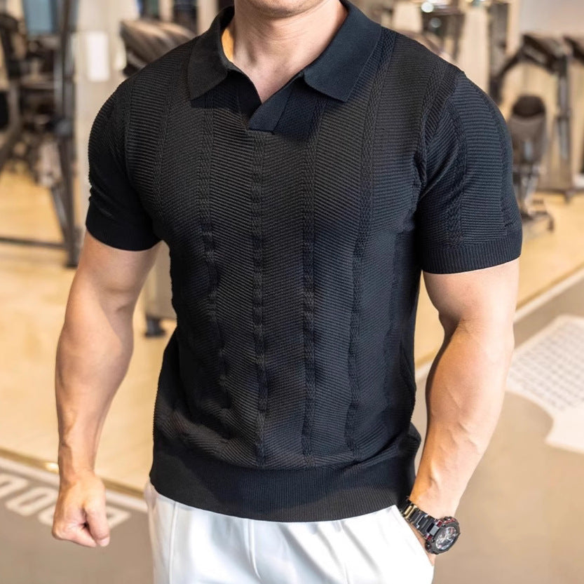 Polo Homme Style Décontracté Maille Fine & Look Sport Chic