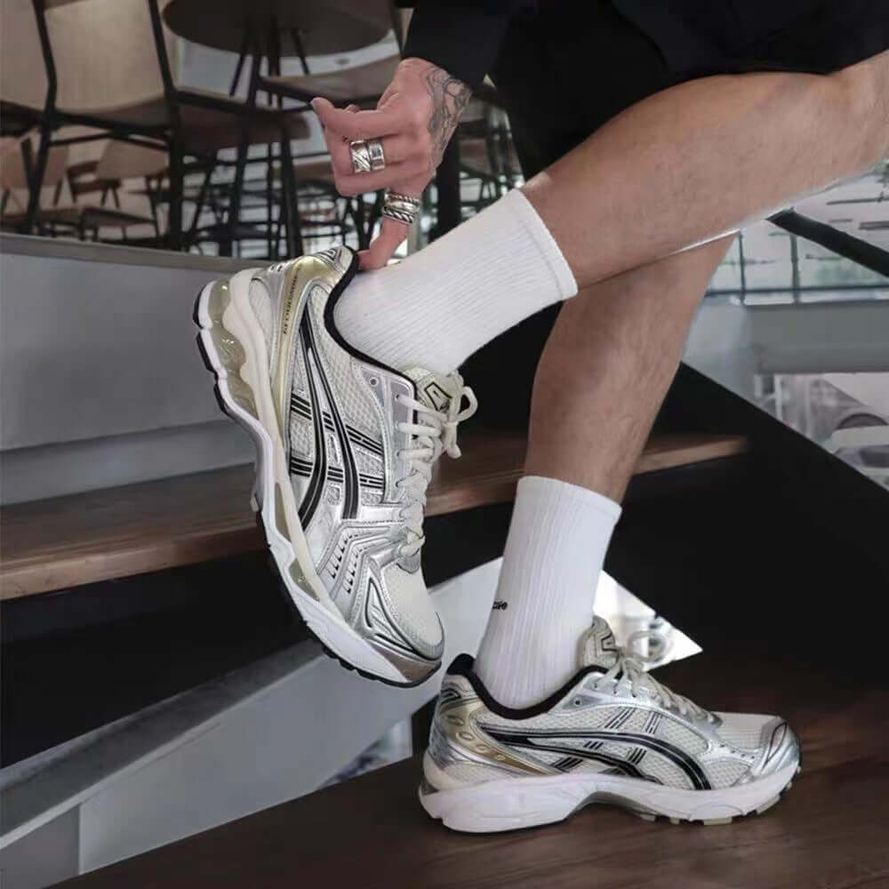 Chaussures Putian Arthur K14 pour hommes et femmes, modèle Gel-Kayano 14, sneakers décontractées adaptées au cross-country et aux activités outdoor.
