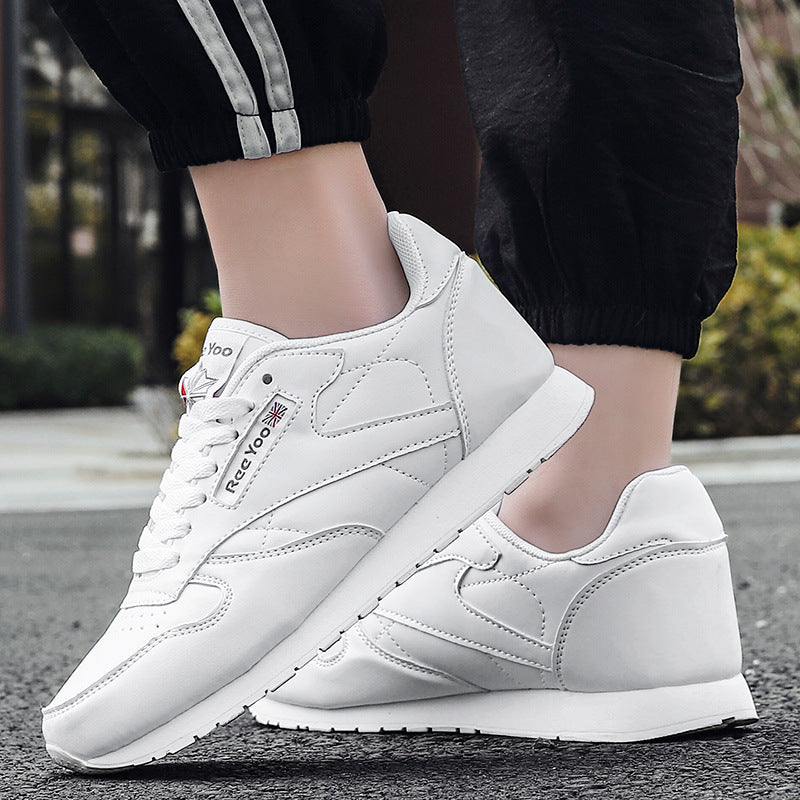 Chaussures en cuir pour couples, style Forrest Gump, grande taille jusqu’au 46, chaussures de course légères pour le printemps et l’automne.
