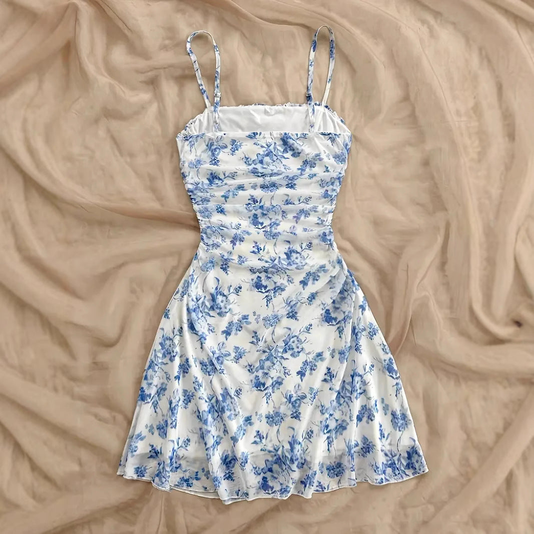 Robe Sexy à Bretelles Style Resort & Dos Nu