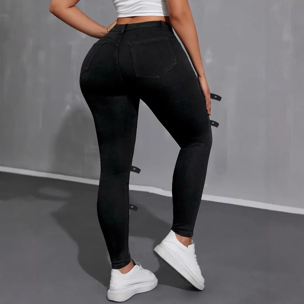 Jean Femme Taille Haute Effet Fesses Rebondies | Style Sexy & Street