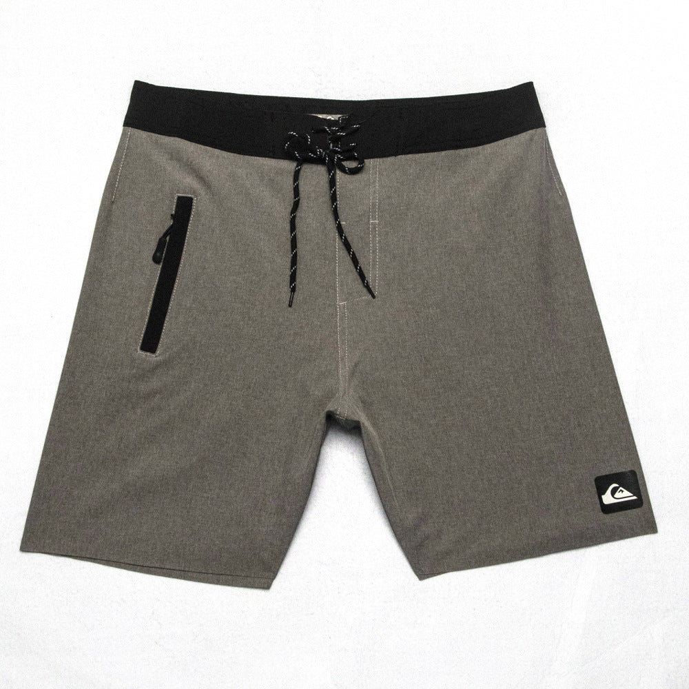 Pantalon de plage Quiksilver pour homme, nouveau modèle décontracté, idéal pour la station balnéaire, spa ou sports nautiques comme le jet ski.
