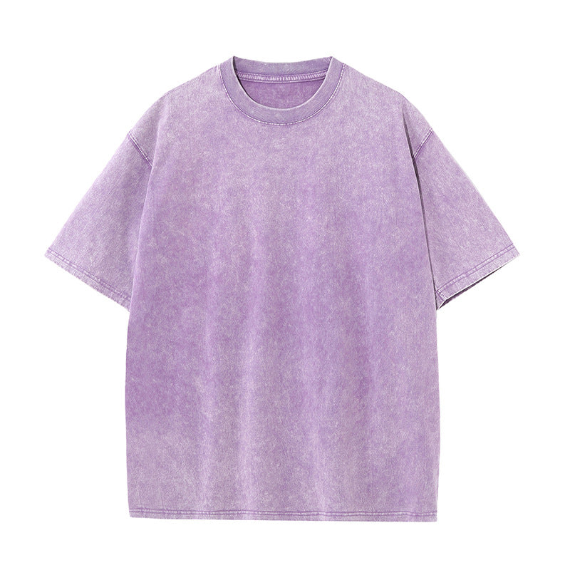 T-shirt Homme Oversize Lavé Style Streetwear Rétro & Confort Premium