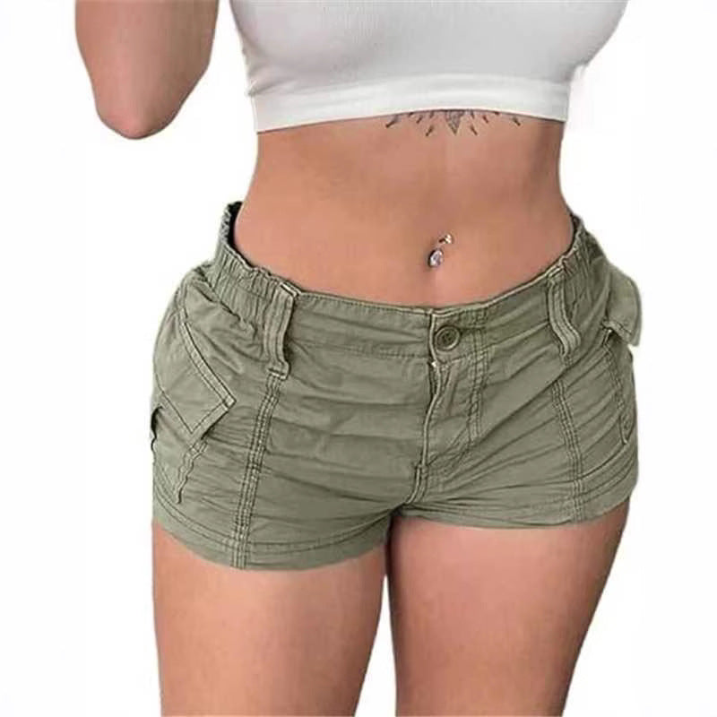 Salopette Short en Denim Femme Style Uni et Tendance