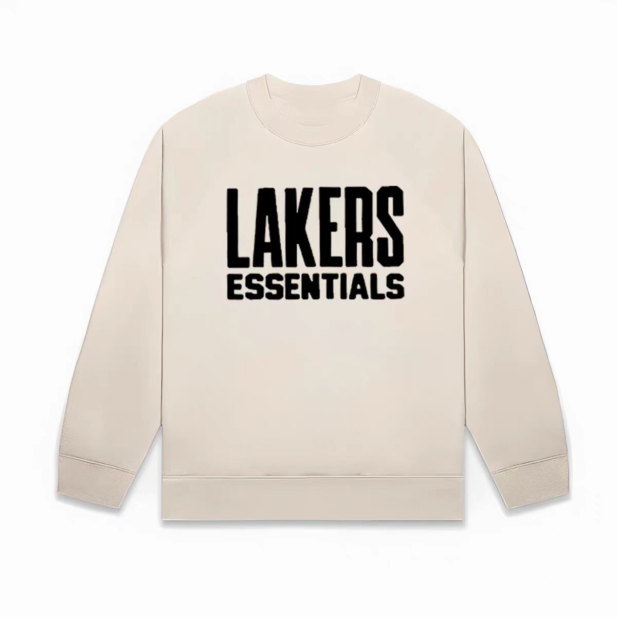 Sweat-shirt homme en molleton doux manches longues, col rond, coupe confortable, détails à double ligne, style épuré inspiré de la tendance streetwear.