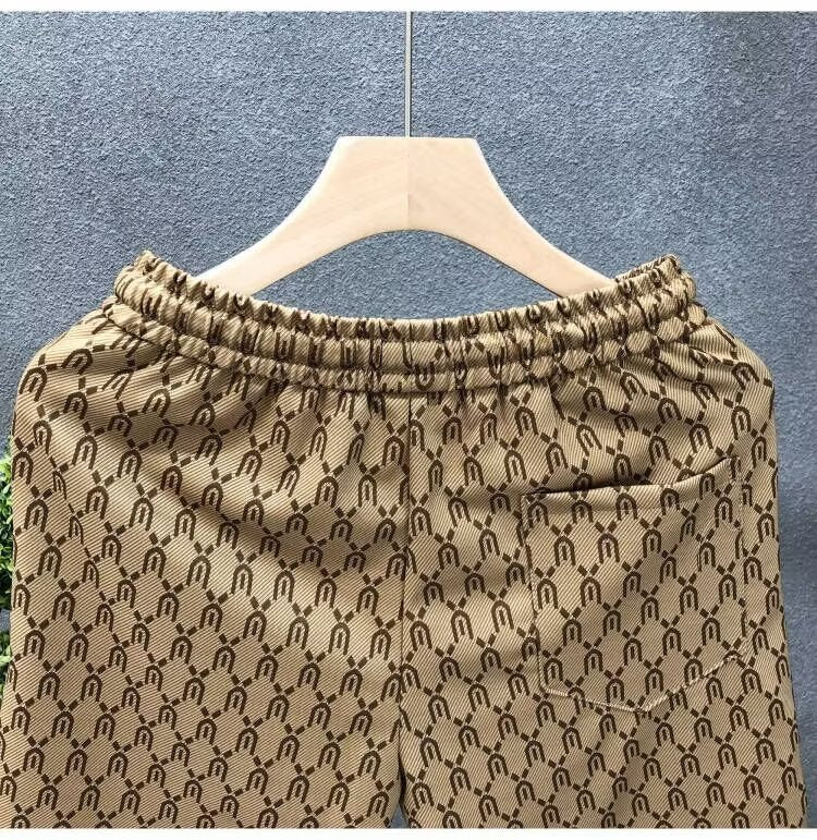 Short imprimé pour homme Style tendance et élégant, coupe décontractée et polyvalente, parfait pour un look estival