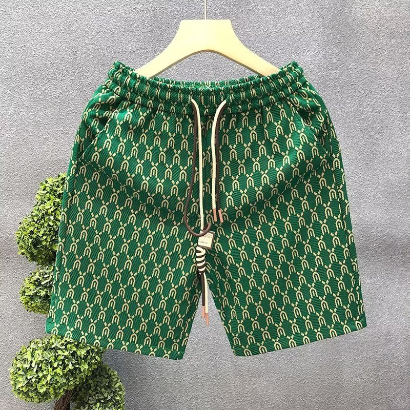 Short imprimé pour homme Style tendance et élégant, coupe décontractée et polyvalente, parfait pour un look estival