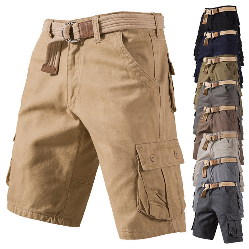 Shorts cargo décontractés, nouvelle collection estivale, coupe courte, multi-poches, amples et grande taille