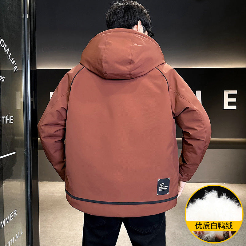 Doudoune homme anti-froid épaisse, chaude et légère, style workwear américain, tendance et haut de gamme, parfaite pour lhiver