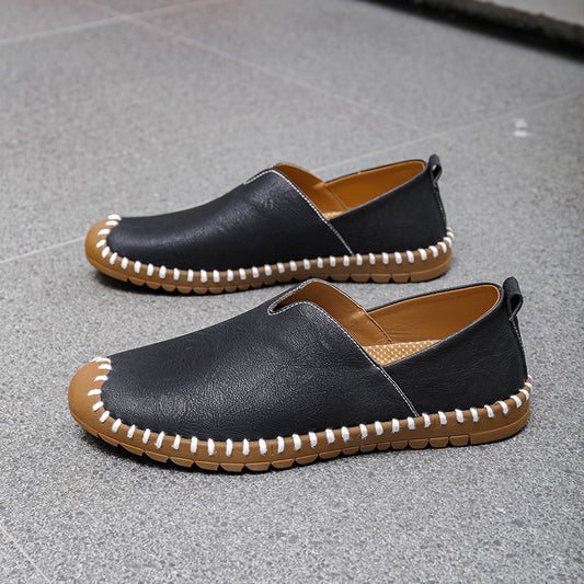 Chaussures décontractées en cuir pour homme  grandes tailles 38 à 48