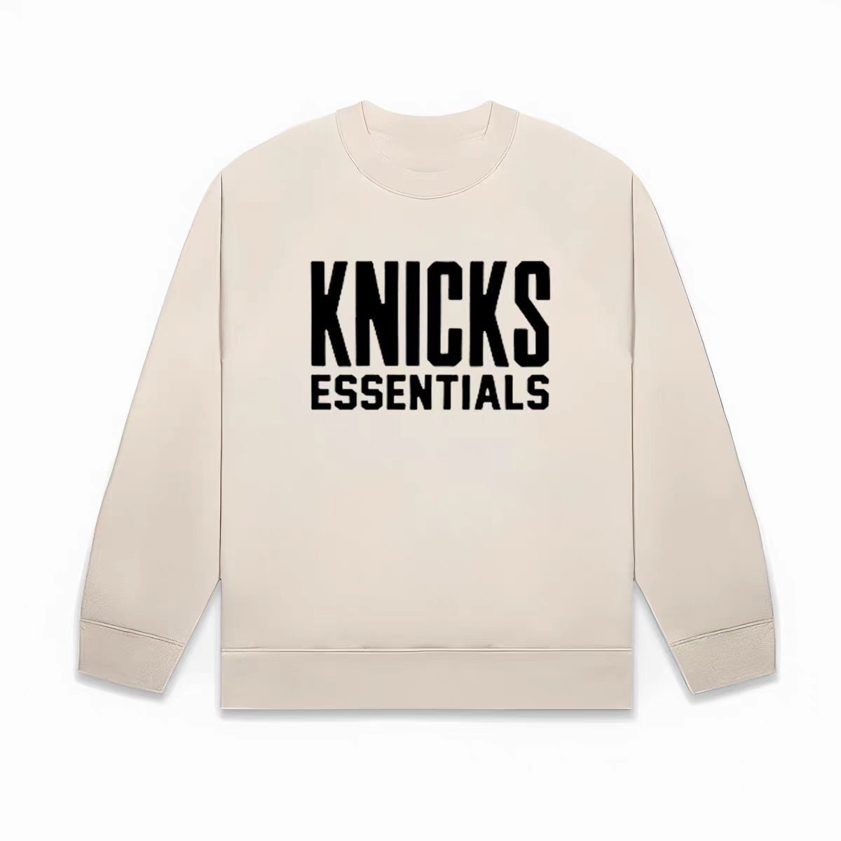 Sweat-shirt homme en molleton doux manches longues, col rond, coupe confortable, détails à double ligne, style épuré inspiré de la tendance streetwear.