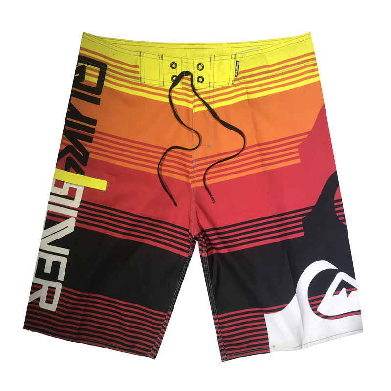 Pantalon de plage en velours pêche Quiksilver pour homme, séchage rapide, idéal pour le surf, détente estivale, voyage et station thermale.