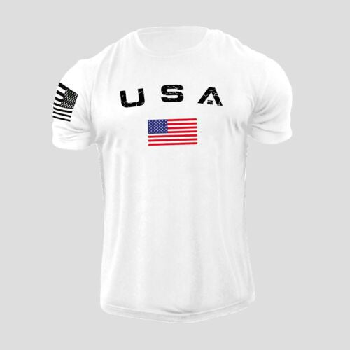 T-shirt Homme Imprimé Lettrage Style Décontracté & Graphique