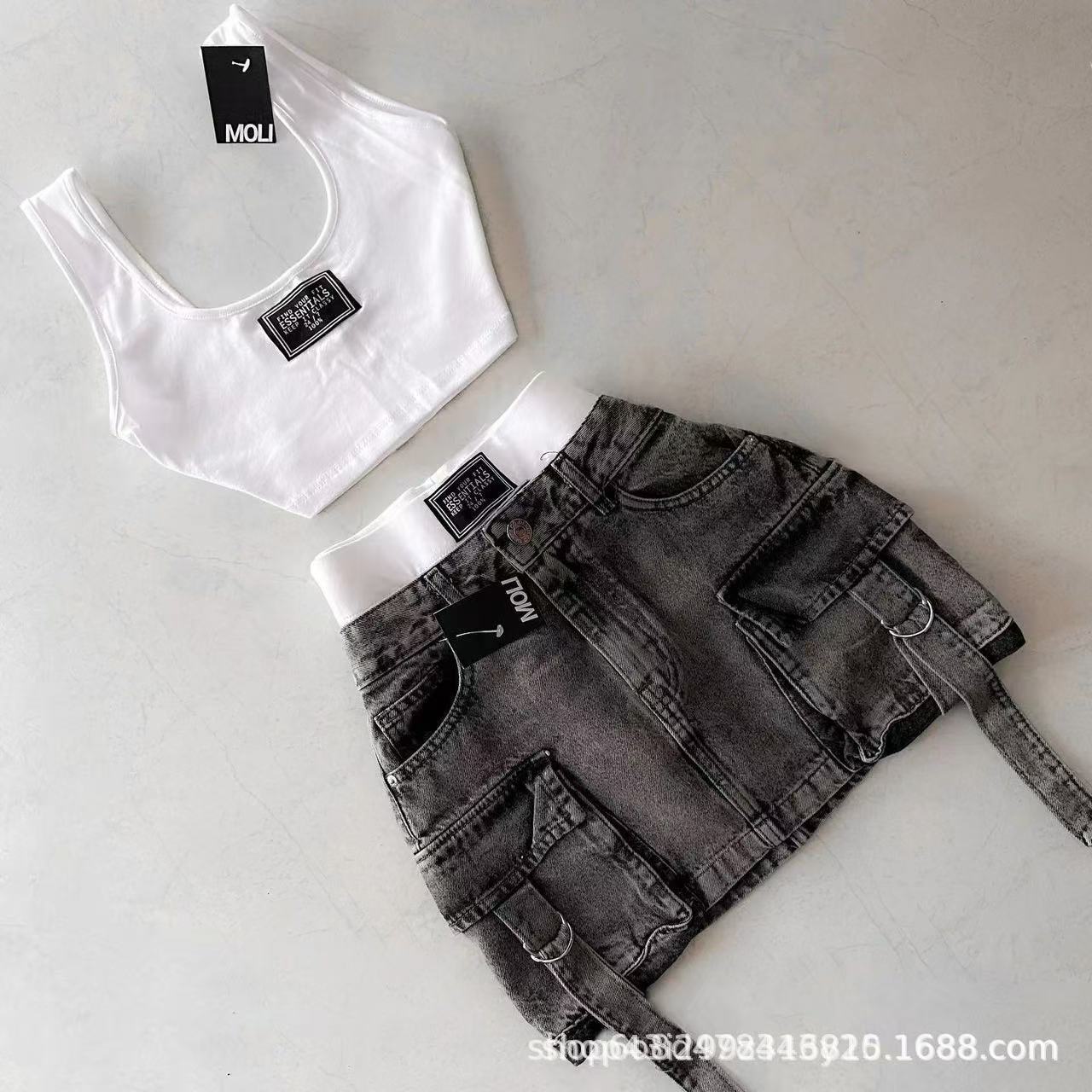 Mini-Jupe Noire Style Doublure Anti-Frottement & Look Harajuku