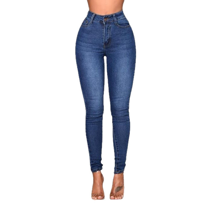 Jeans Slim Femme Taille Haute, Stretch & Tendance
