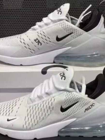 Nike Air Max 270 pour hommes et femmes, sneakers respirantes avec amorti, style athleisure, idéales pour la course, modèle AH8050.