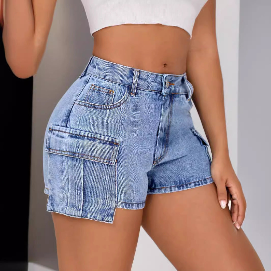 Short en Jean Slim Femme Style Urbain & Confort Assuré
