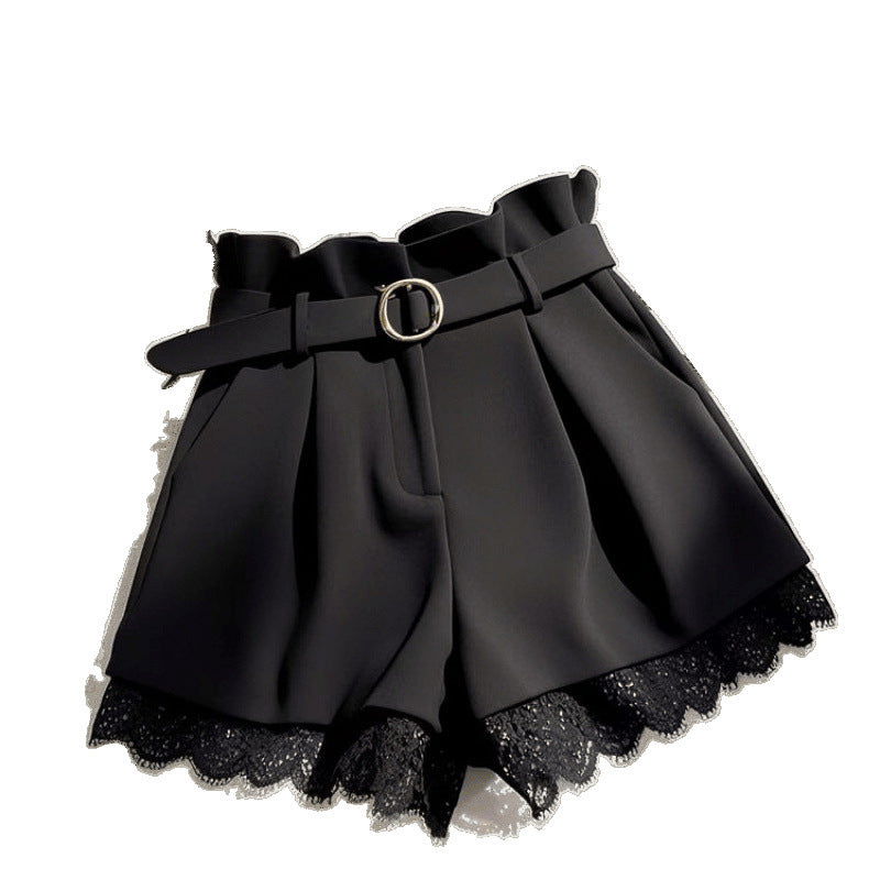 Short Dentelle Taille Haute Élégance & Légèreté