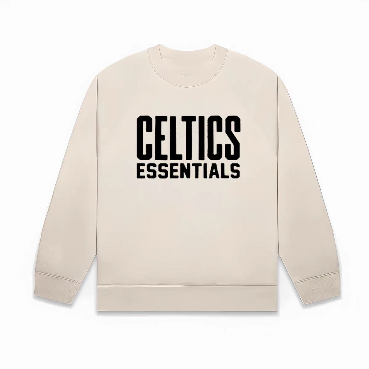 Sweat-shirt homme en molleton doux manches longues, col rond, coupe confortable, détails à double ligne, style épuré inspiré de la tendance streetwear.