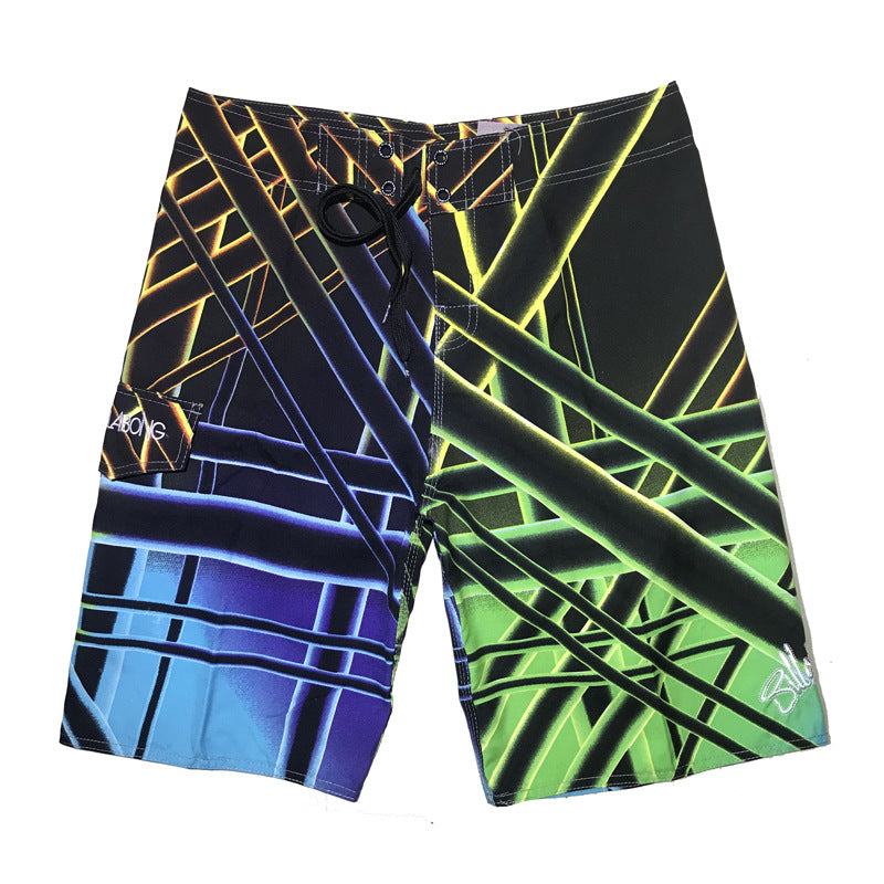Pantalon de plage en velours pêche Quiksilver pour homme, séchage rapide, idéal pour le surf, détente estivale, voyage et station thermale.