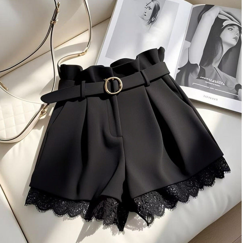 Short Dentelle Taille Haute Élégance & Légèreté